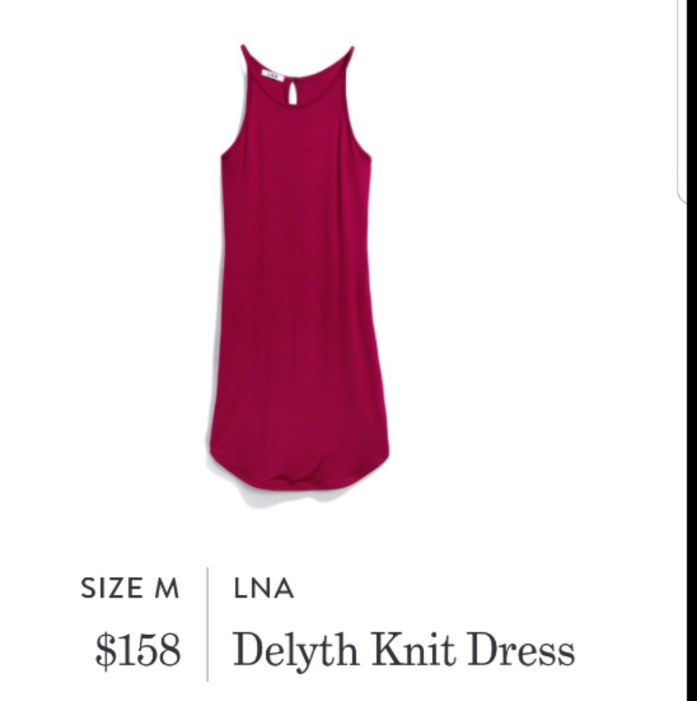 LNA DELYTH KNIT DRESS